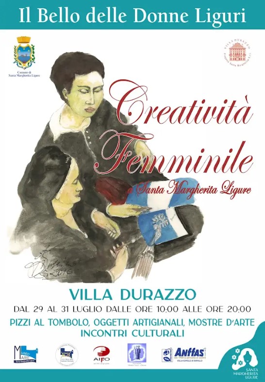 Manifestazione "Il bello delle donne liguri" 29 - 30 - 31 Luglio - Villa Durazzo